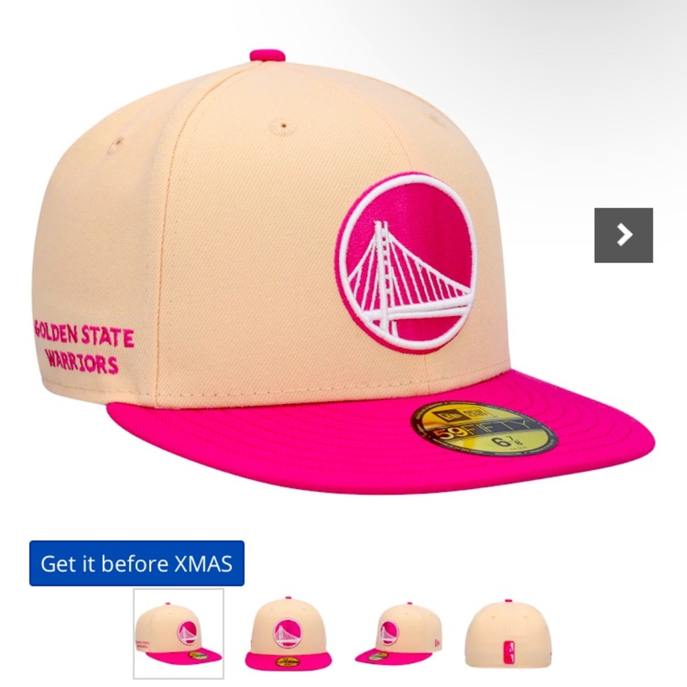 Golden State Warriors Fitted Hat size 7 1/8